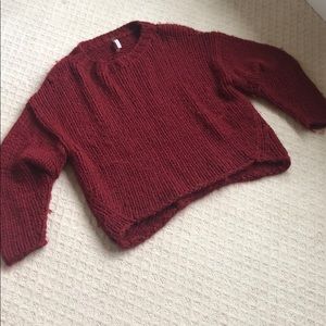 Soyer Small maroon knit sweater